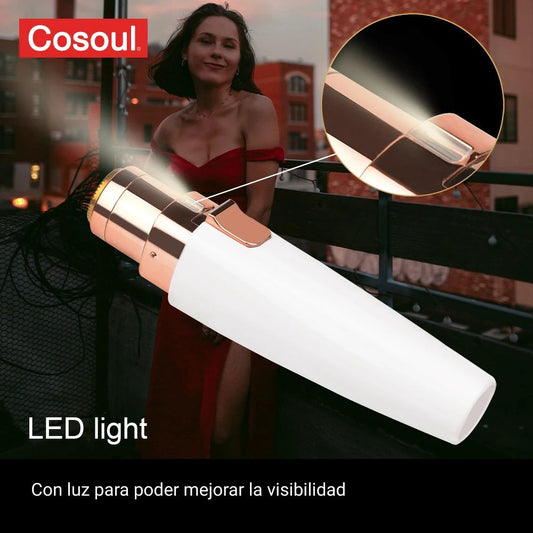 Depiladora de Precisión Facial 2 en 1