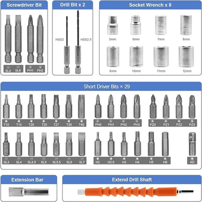 Destornillador eléctrico inalámbrico carga USB