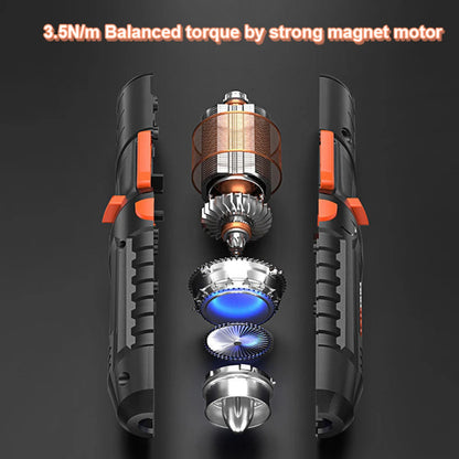 Destornillador eléctrico inalámbrico carga USB